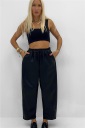 pantalone effetto pelle martellata  clea